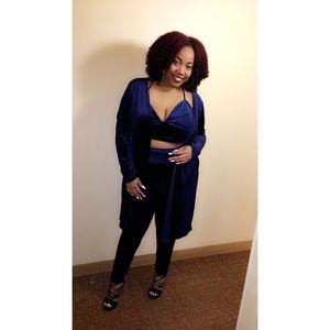 FASHION NOVA “More The Merrier Velvet Set” 😍💃🏽*